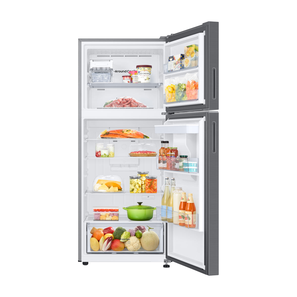 Samsung Refrigeradora Top Freezer Digital Inverter | All-Around Cooling | AI Energy | Dispensador de Agua | 13.66p3