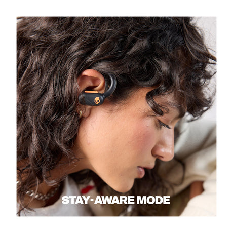 Skullcandy Push ANC Active Audífonos Inalámbricos Bluetooth | Negro Naranja