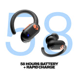 Skullcandy Push ANC Active Audífonos Inalámbricos Bluetooth | Negro Naranja