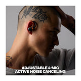 Skullcandy Push ANC Active Audífonos Inalámbricos Bluetooth | Negro Naranja