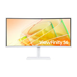 Samsung ViewFinity S65TC Monitor Curvo VA LED Ultra WQHD HDR10 de 34" | AMD FreeSync | Flicker Free | Contrast Ratio