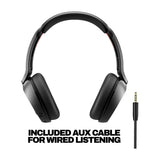 Skullcandy Icon 180 Audífonos Inalámbricos Bluetooth On-Ear | Negro