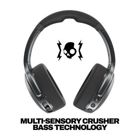 Skullcandy Crusher 540 Active Audífonos Inalámbricos Bluetooth Over-Ear | Coal