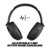 Skullcandy Hesh 540 ANC Audífonos Inalámbricos Bluetooth Over-Ear | Active Noise Cancelling | Negro