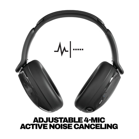 Skullcandy Hesh 540 ANC Audífonos Inalámbricos Bluetooth Over-Ear | Active Noise Cancelling | Negro