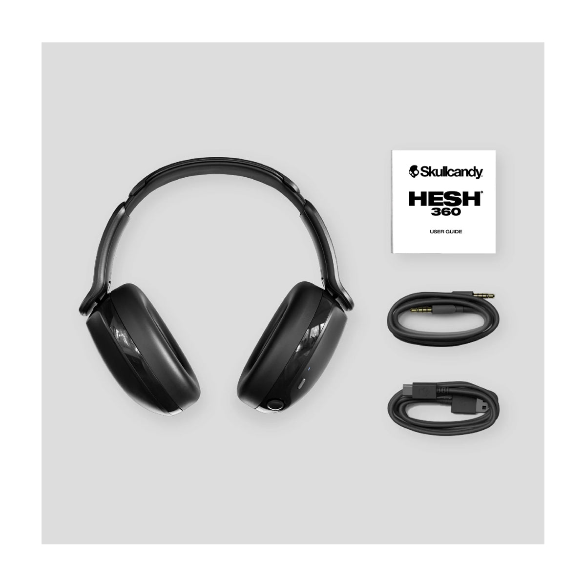 Skullcandy Hesh 360 Audífonos Inalámbricos Bluetooth Over-Ear | Negro