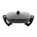 Sankey Sartén Eléctrico | Fácil Limpieza | Antiadherente | 30cm | 1200W | Negro