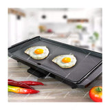 Sankey Parrilla Eléctrica | Fácil limpieza | Antiadherente | Antideslizante | 1350 W | Negro