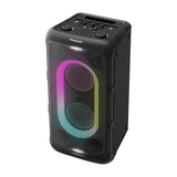 Panasonic Bocina Portátil Bluetooth | Bass Reflex | 15H | Karaoke | Luces LED | Bluetooth | Negro