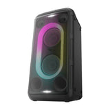 Panasonic Bocina Portátil Bluetooth | Bass Reflex | 15H | Karaoke | Luces LED | Bluetooth | Negro