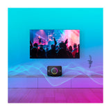 Panasonic Bocina Portátil Bluetooth | Bass Reflex | 9H | Karaoke | Luces LED | Bluetooth | Negro