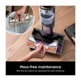 Shark Steam Pickup Trapeador a Vapor 3-en-1 | Aspira | Limpia | Desinfecta | Brushroll | Negro