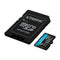 Kingston Memoria Micro SDXC de 512GB + Adaptador | UHS-I | V30 | U3 | Clase 10 | 200MB/s