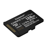 Kingston Memoria Micro SDXC de 128GB + Adaptador | UHS-I | V10 | U1 | Clase 10 | 150MB/s
