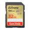 Sandisk Extreme Memoria SDHC de 32GB | UHS-I | V30 | U3 | Clase 10 | 100MB/s