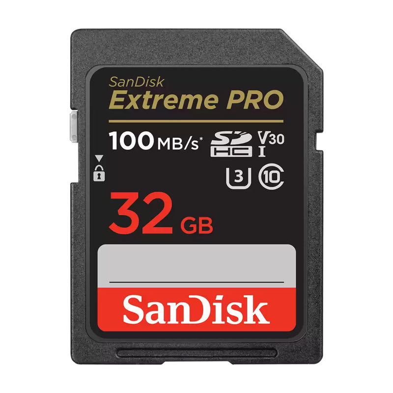 Sandisk Memoria SDHC de 32GB | UHS-I | V30 | U3 | Clase 10 | 100MB/s
