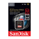 Sandisk Memoria SDXC de 64GB | UHS-I | V30 | U3 | Clase 10 | 200MB/s