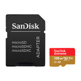 SanDisk Memoria Micro SDXC de 128GB + Adaptador | UHS-I | V30 | U3 | Clase 10 | 190 MB/s