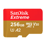 SanDisk Memoria Micro SDXC de 256GB + Adaptador | UHS-I | V30 | U3 | Clase 10 | 190 MB/s