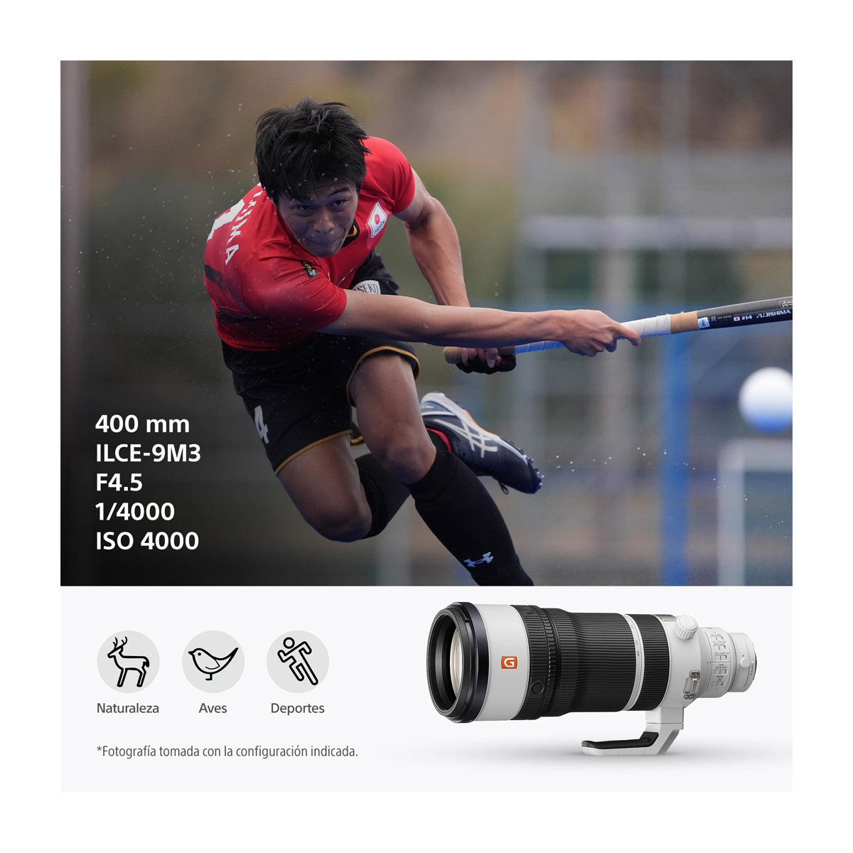 Sony Lente FE 100-400mm f/4.5 GM OSS