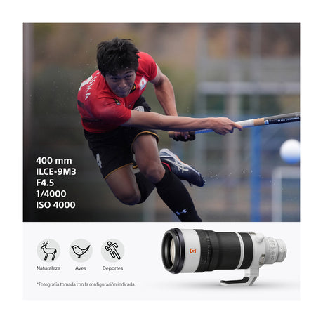 Sony Lente FE 100-400mm f/4.5 GM OSS