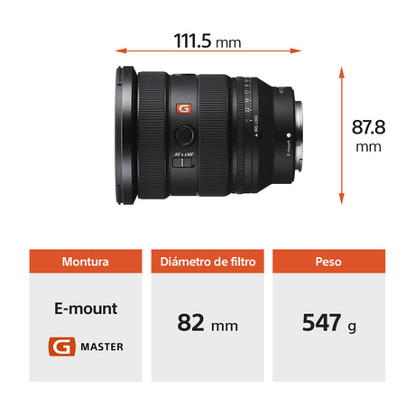 Sony Lente FE 16-35mm f/2.8 GM II