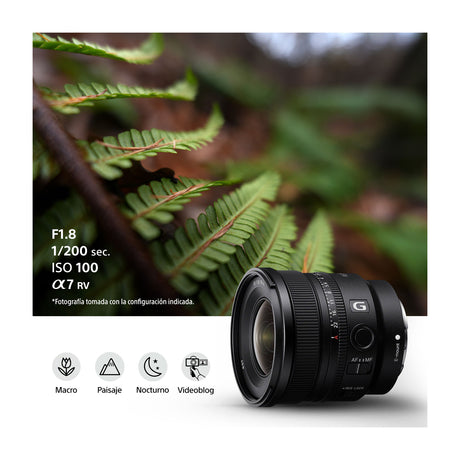 Sony Lente FE 16mm f/1.8 G