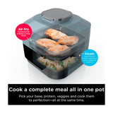 Ninja Speedi Olla Rápida Multifuncional 12-en-1 de 5.7L | Speedi Meals | Comidas de 15 Minutos | Freidora de Aire | Gris