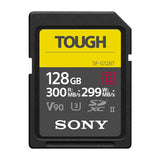 Sony TOUGH SF-G Memoria SDXC de 128GB | UHS-II | V90 | U3 | Clase 10 | 300Mb/s