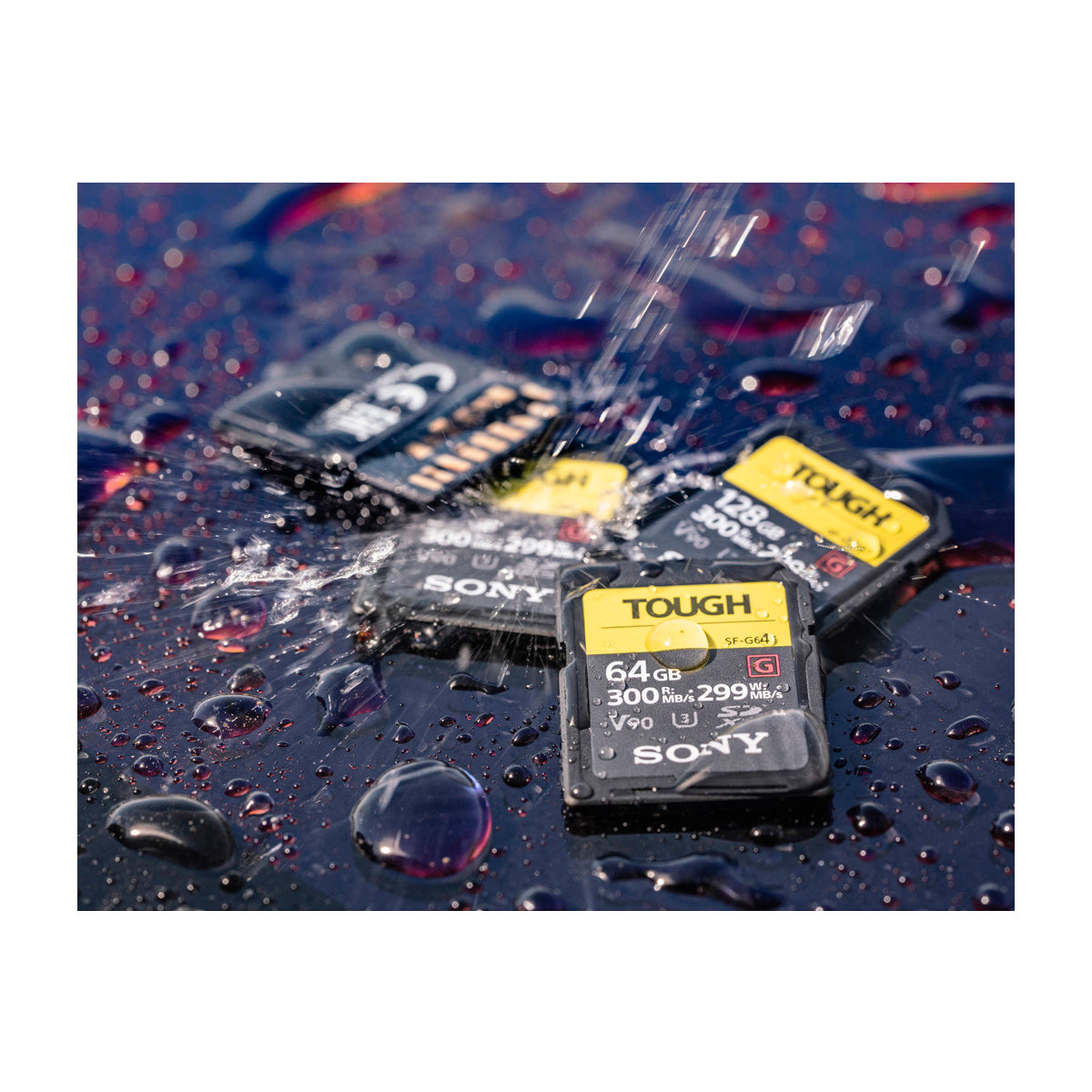 Sony TOUGH SF-G Memoria SDXC de 128GB | UHS-II | V90 | U3 | Clase 10 | 300Mb/s