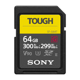 Sony TOUGH SF-G Memoria SDXC de 64GB | UHS-II | V90 | U3 | Clase 10 | 300Mb/s