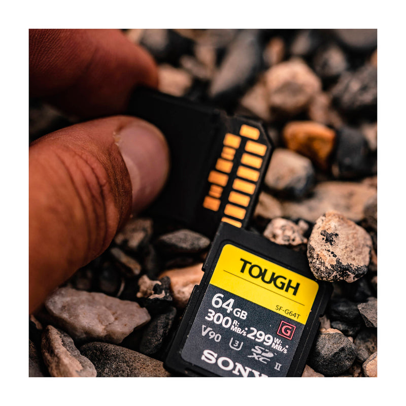 Sony TOUGH SF-G Memoria SDXC de 64GB | UHS-II | V90 | U3 | Clase 10 | 300Mb/s