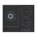 Drija Sicilia 90 Touch Estufa Empotrable Dual (a Gas y Eléctrica) de Vidrio Templado | 5 Quemadores | Bloqueo de Seguridad