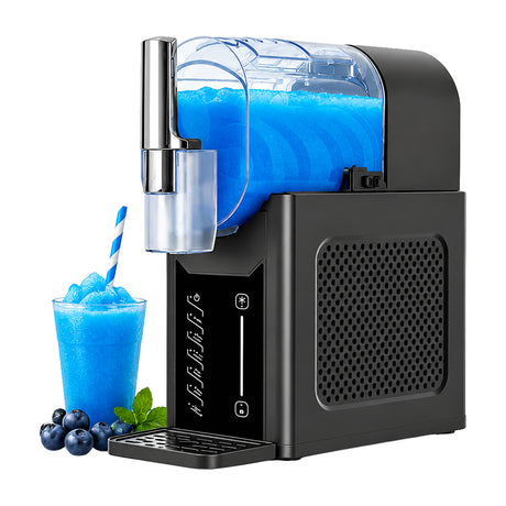 Sankey Máquina para Bebidas Congeladas 3-en-1 | Pantalla Táctil | Mango de Autoservicio | Función de Limpieza | 2L | Gris