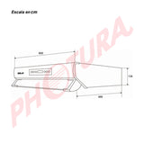 Drija Slim Touch 60 Extractor de Grasa | Tipo Compacto | 3 Velocidades | Panel Táctil | 1 Filtro de Carbón |  2 Filtros de Aluminio | 230m3/H | Acero