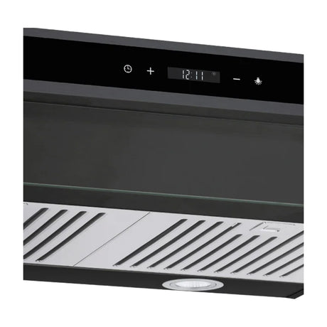 DRIJA Slim Touch 60 Black Extractor de Grasa | Tipo Compacto | 3 Velocidades | Panel Táctil | 1 Filtro de Carbón | 2 Filtros de Aluminio | 260m3/H | Negro