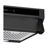 Drija Slim Touch 60 Black Extractor de Grasa | Tipo Compacto | 3 Velocidades | Panel Táctil | 1 Filtro de Carbón | 2 Filtros de Aluminio | 260m3/H | Negro