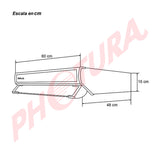 Drija Slim Touch 60 Black Extractor de Grasa | Tipo Compacto | 3 Velocidades | Panel Táctil | 1 Filtro de Carbón | 2 Filtros de Aluminio | 260m3/H | Negro