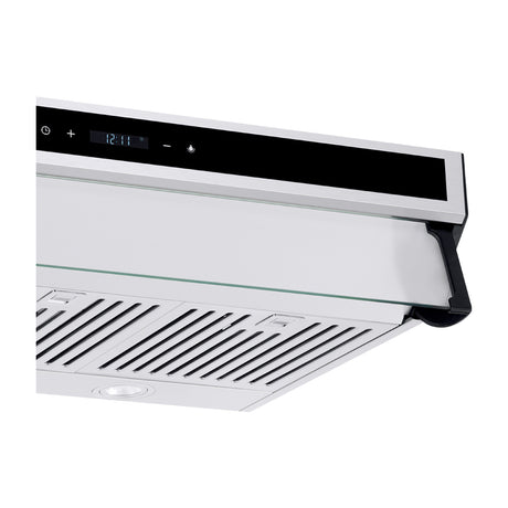 DRIJA Slim Touch 76 Extractor de Grasa | Tipo Compacto | 3 Velocidades | Panel Táctil | 1 Filtro de Carbón | 2 Filtros de Aluminio | 260m3/H | Acero