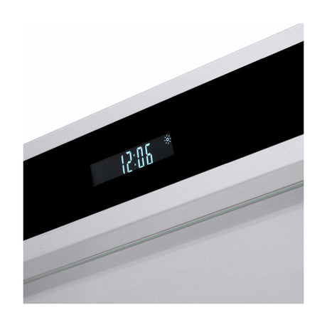 DRIJA Slim Touch 76 Extractor de Grasa | Tipo Compacto | 3 Velocidades | Panel Táctil | 1 Filtro de Carbón | 2 Filtros de Aluminio | 260m3/H | Acero