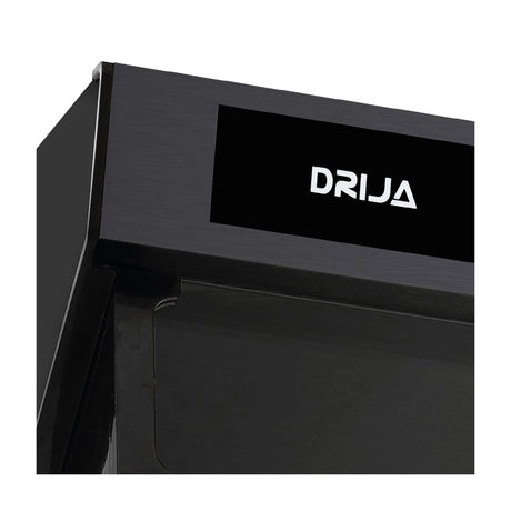 DRIJA Slim Touch 76 Black Extractor de Grasa | Tipo Compacto | 3 Velocidades | Panel Táctil | 1 Filtro de Carbón | 3 Filtros de Acero Inoxidable | 260m3/H | Negro