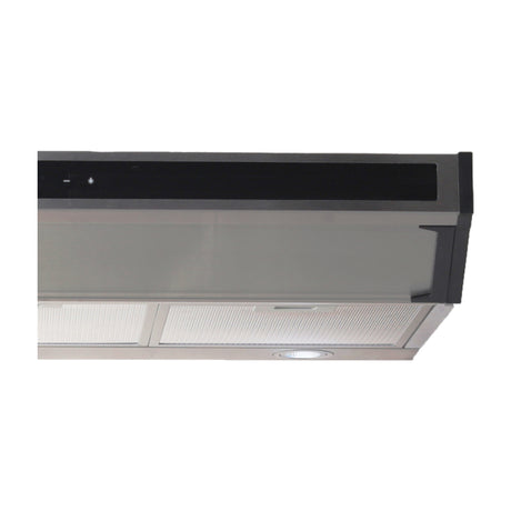 DRIJA Slim Touch 90 Extractor de Grasa | Tipo Compacto | 3 Velocidades | Panel Táctil | 1 Filtro de Carbón | 3 Filtros de Aluminio | 230m3/H | Acero