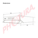 Drija Slim Touch 90 Extractor de Grasa | Tipo Compacto | 3 Velocidades | Panel Táctil | 1 Filtro de Carbón | 3 Filtros de Aluminio | 230m3/H | Acero