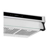 DRIJA Slim Touch 90 Acero Extractor de Grasa | Tipo Compacto | 3 Velocidades | Panel Táctil | 1 Filtro de Carbón | 3 Filtros de acero inoxidable | 260m3/h | Acero
