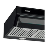 Drija Slim Touch 90 Black Extractor de Grasa | Tipo Compacto | 3 Velocidades | Panel Táctil | 1 Filtro de Carbón | 3 Filtros de acero inoxidable | 260m3/H | Negro