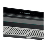 Drija Slim Touch 90 Black Extractor de Grasa | Tipo Compacto | 3 Velocidades | Panel Táctil | 1 Filtro de Carbón | 3 Filtros de acero inoxidable | 260m3/H | Negro