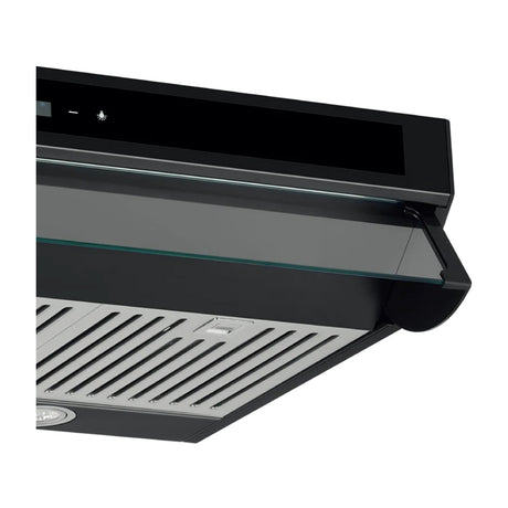 DRIJA Slim Touch 90 Black Extractor de Grasa | Tipo Compacto | 3 Velocidades | Panel Táctil | 1 Filtro de Carbón | 3 Filtros de acero inoxidable | 260m3/H | Negro