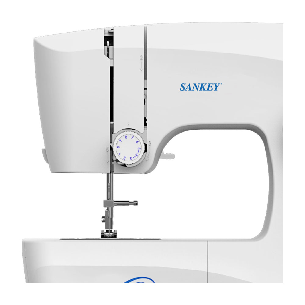Sankey Máquina de Coser de 15 Puntadas | Ojal de 4 Pasos | Blanco