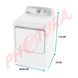 Mabe Secadora a Gas de Carga Frontal | Sistema Long Vent | Puerta Reversible | 22kg