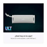Sony ULT FIELD 1 Bocina Portátil Bluetooth Waterproof | ULT Bass | 12H | IP67 | Blanco